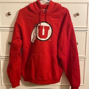 Womens Red University of Utah Sweatshirt